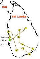 The birding itinerary, Sri Lanka birding & cultural tour