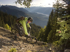 Rocky Mountain singletrack biking tour, Canada
