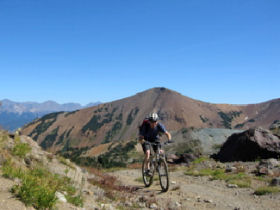 Rocky Mountain singletrack biking tour, Canada