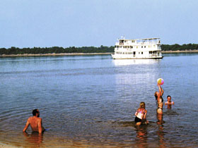 Amazon river wildlife cruise in Brazil