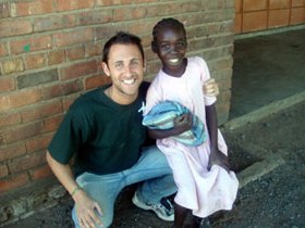 Teaching children in Zambia