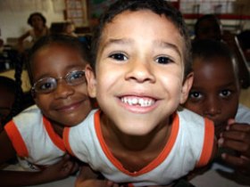 Teach children in Brazil