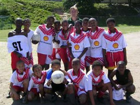Sports coaching volunteering in South Africa