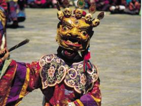 Paro festival holiday in Bhutan