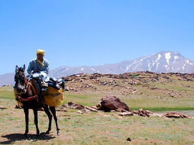 Guided trek in the Atlas mountains, Morocco