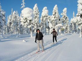 Ski touring holiday in Finland, Russian border