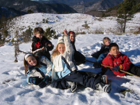 Family winter holiday in Bulgaria