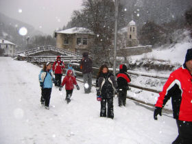 Family winter holiday in Bulgaria