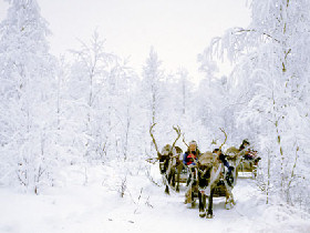 Family winter holiday to Lapland, Finland