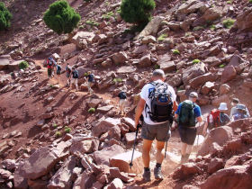 Family walking holiday in the Atlas Mountains