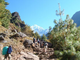 Everest family holiday in Nepal