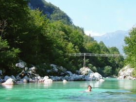 Walking in the Julian Alps, Slovenia