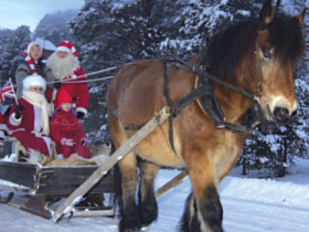 Father Christmas family holiday, Norway