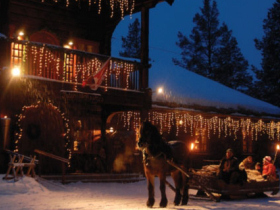 Father Christmas family holiday, Norway