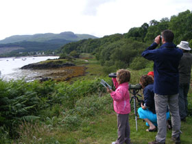 Family holidays in Scotland, nature activity & wildlife watching