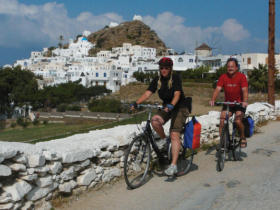 Greek Islands cycling and sailing holiday