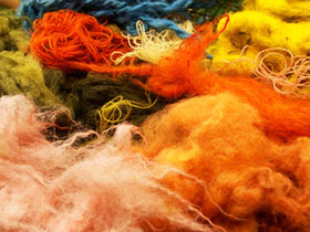 Traditional crafts holiday in Scotland, felt making 