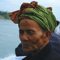 Man on the river, Cambodia North Eastern tour