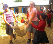 Working on Annapurna community project in Nepal