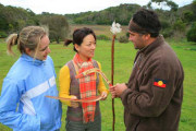 Boomerang demo on indigenous culture tour