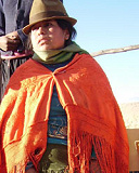 Traditional craft market on Ecuador holiday