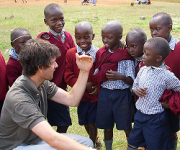 Children on Christian Mission volunteering in Kenya