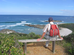 Bibbulmun Track overlooking Lights Beach