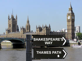 Shakespeares Way & Thames Path walking holiday
