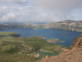 Bitlis Nemrut Crater Lake in Turkey