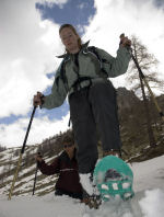 Snowshoeing in the Mercantour