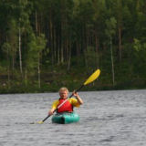 Kayaking on holiday in Sweden