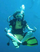 Diving on yoga holiday in Thailand