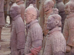 Terracotta warriors, China family holiday