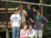 Gap year group on Ecuador trip