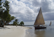 Kayaking the Lamu archipelago, Kenya - pristine white sands