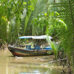 Boat on Mekong Delta, Vietnam and Cambodia holiday