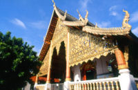 Chiang Mai temple on Thailand family holiday