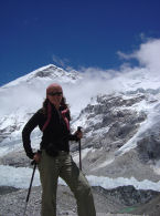 Lake view on Everest base camp charity trek