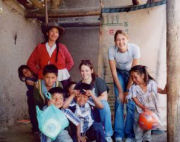 Meeting the community on Peru volunteer holiday