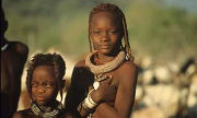 Himba village experience on family adventure holiday in Namibia