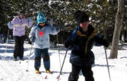 Skiing on Romania family winter holiday
