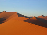 Desert landscape on Namibia holiday