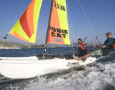 Sailing, beach resort Turkey