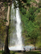 Waterfall on Ghana activity holiday