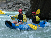 Kayaking on Himalaya rafting & trekking holiday