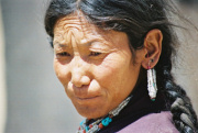 Meeting local people on Himalaya trekking holiday, Ladakh