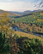 River landscape on Scotland wildlife holiday
