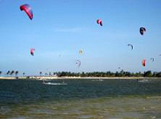 Kite surfing on surfing & kite surfing holiday in Brazil