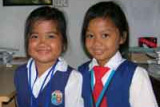 School children on teaching holiday in Malaysia