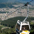 Cable car on day tour from Quito